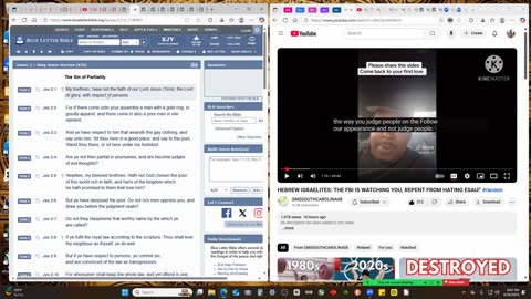 Response video to: HEBREW ISRAELITES: THE FBI IS WATCHING YOU