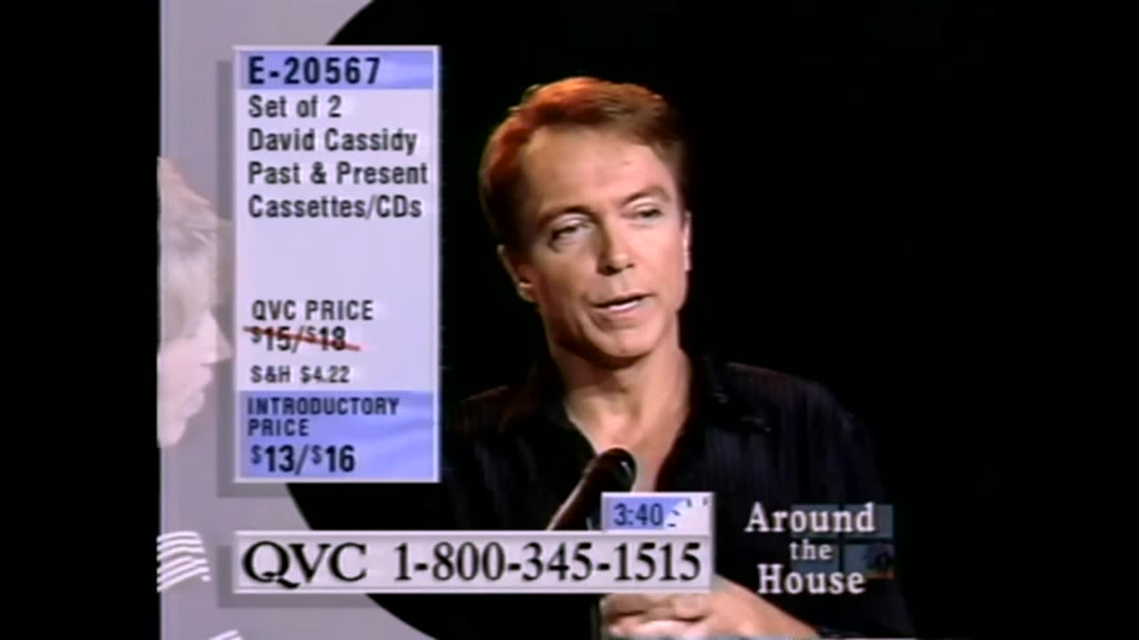 June 18, 1998 - David Cassidy Performs and Promotes New Album on QVC