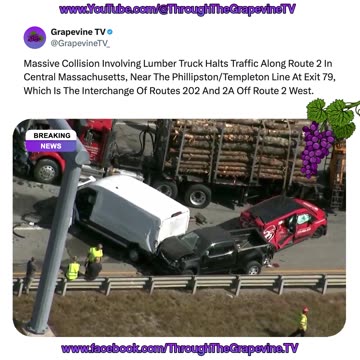 7 Vehicle Crash On Route 2 In Western Massachusetts Injures 6, Including 1 Critically, Officials Say