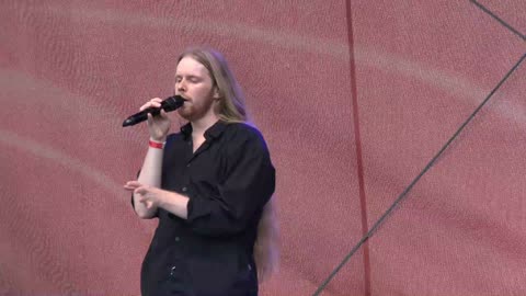 Prague Czech Republic Gay LGBTQIA Pride The Boy singers in the village 2nd August 2025. Part 8