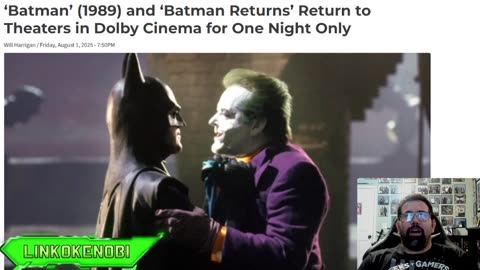 Tim Burton's Batman Movies To Be Released In August 25TH For Only One Night