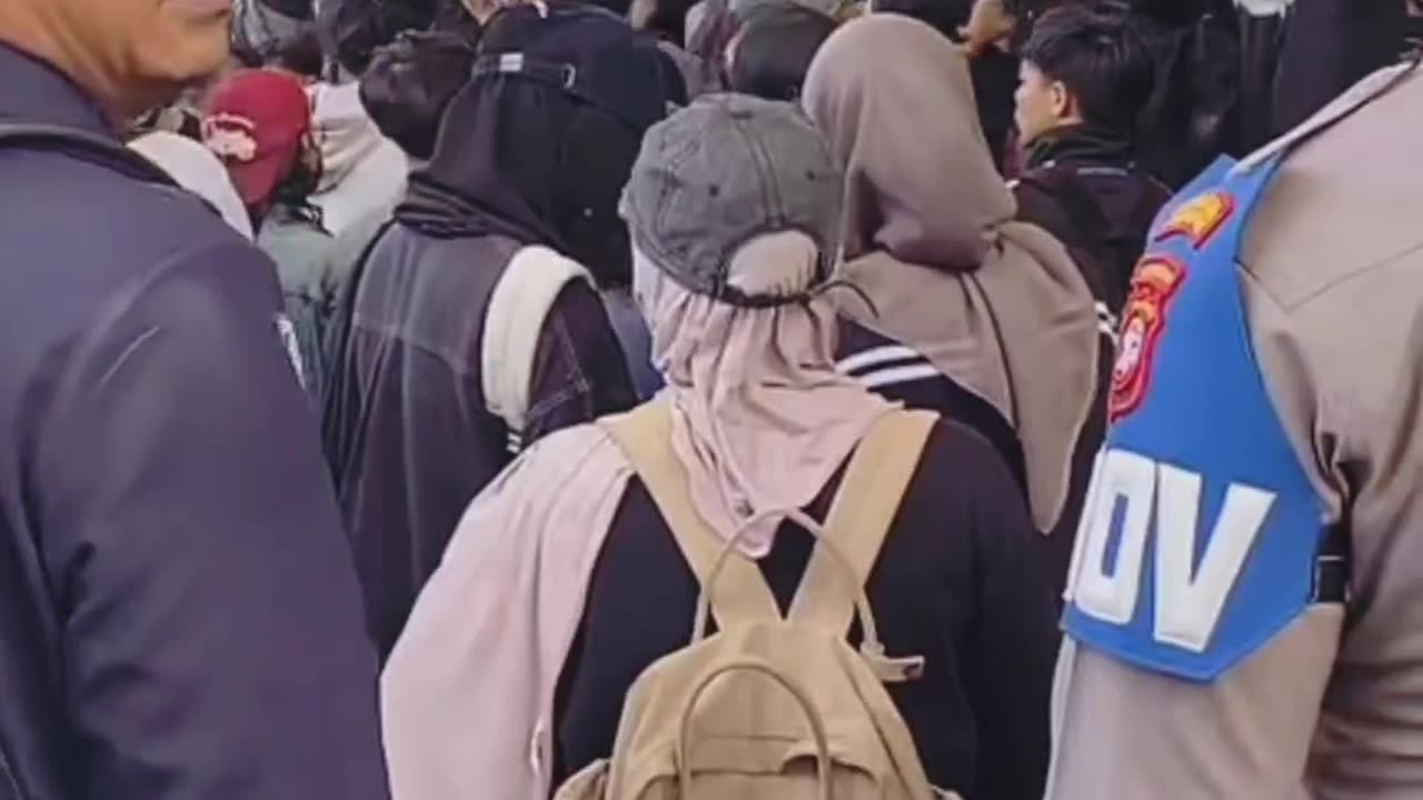 The demonstration led to the Indonesian government's severe policies