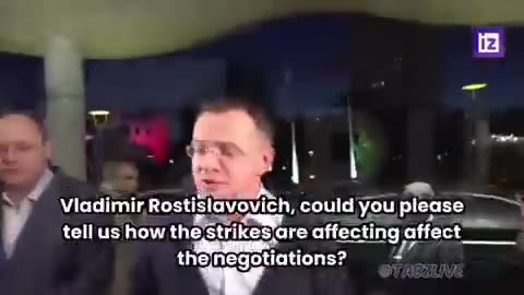 Vladimir Medinsky Upon arrival in Istanbul | Peace talks
