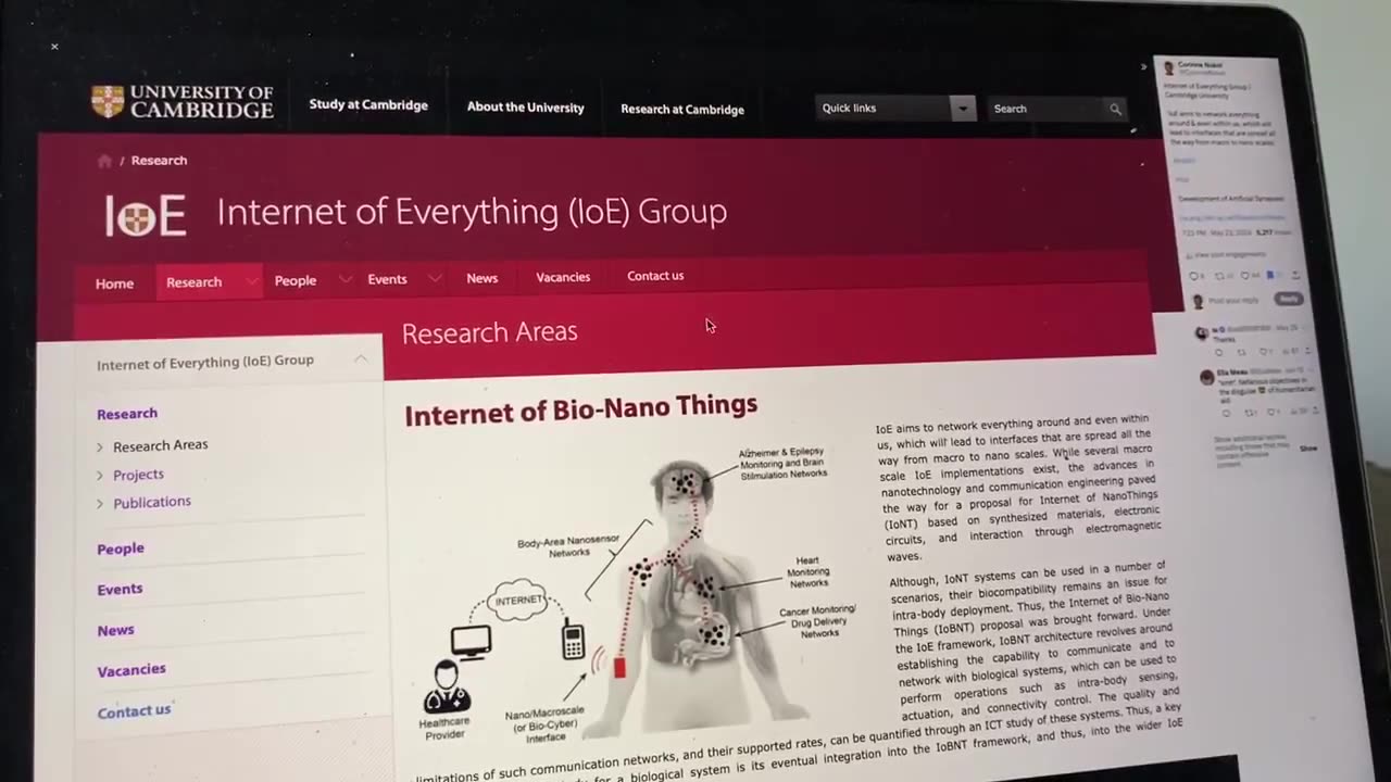 computer networking through human bodies without informed consent…