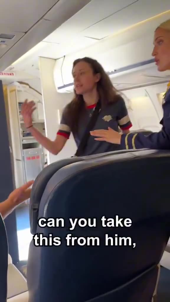 Watch this Liberal go crazy after seeing a man with a MAGA hat