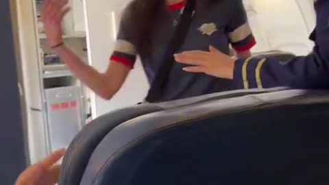 Watch this Liberal go crazy after seeing a man with a MAGA hat