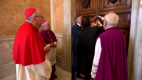 Pope’s residence sealed and locked after his death