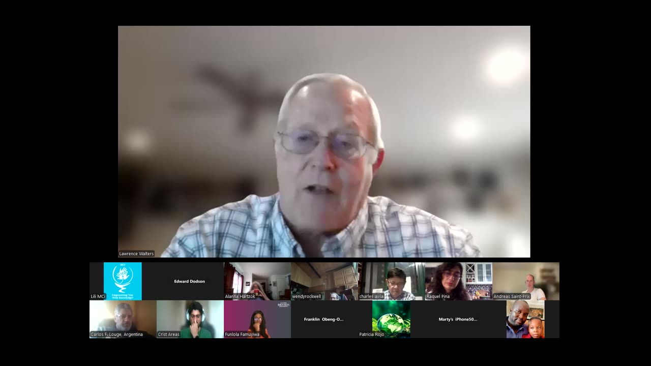 IUExecutiveMeetingwithGuestExpertProfessorDr.LawrenceWalters