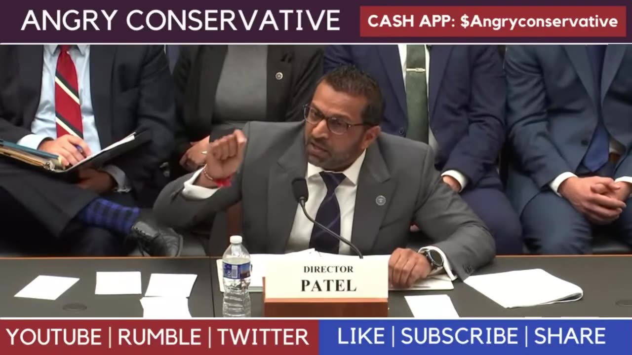 FBI Director Patel and Democrat Rep go head to head