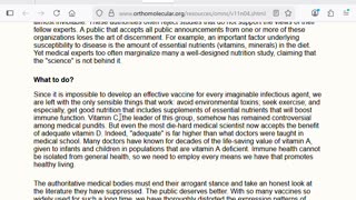 Treating Measles with Orthomolecular Medicine