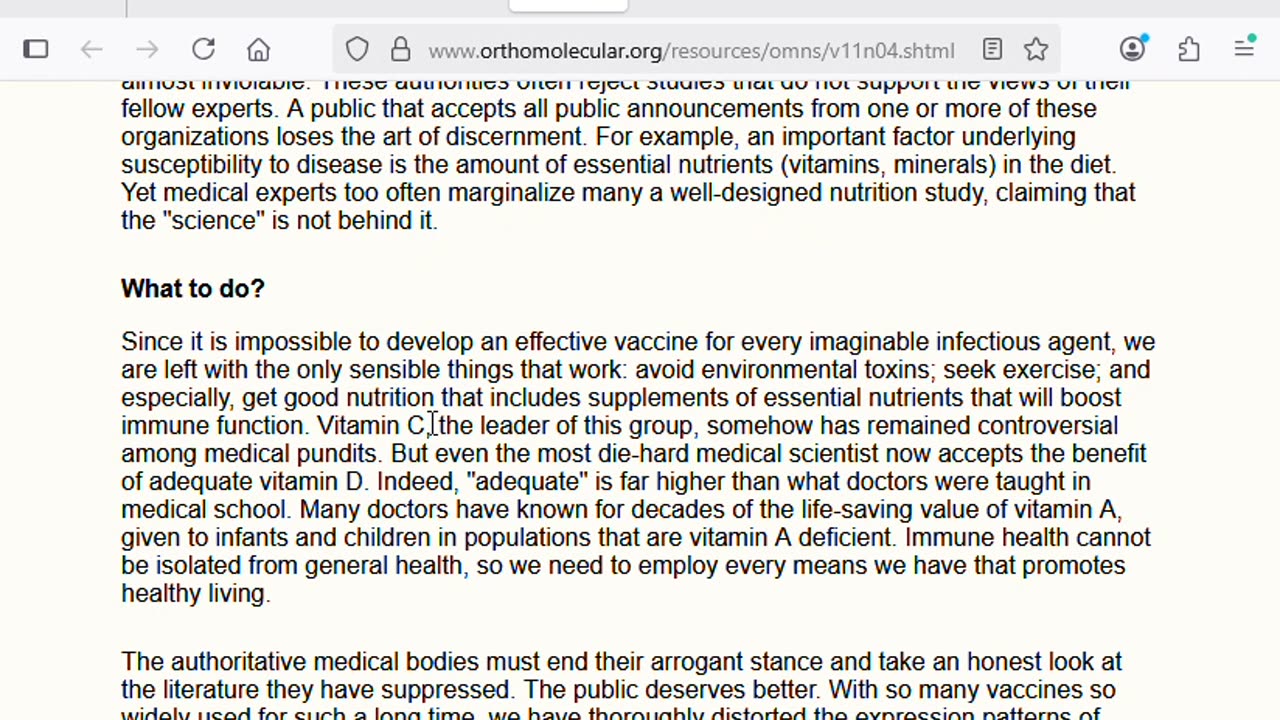 Treating Measles with Orthomolecular Medicine
