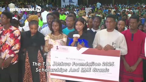 TB Josua Foundation Give 13 Yourh 14 Million - The SCOAN Youth Convention 2025