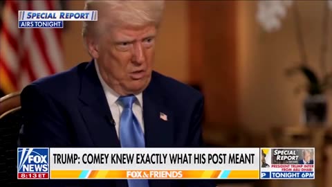 President Donald Trump slams disgraced ex-FBI director James Comey for his "86 47" post