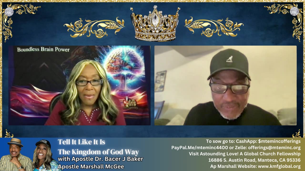 Tell It Like It Is: The Kingdom of God Way with Apostle Dr Baker 4-28-25