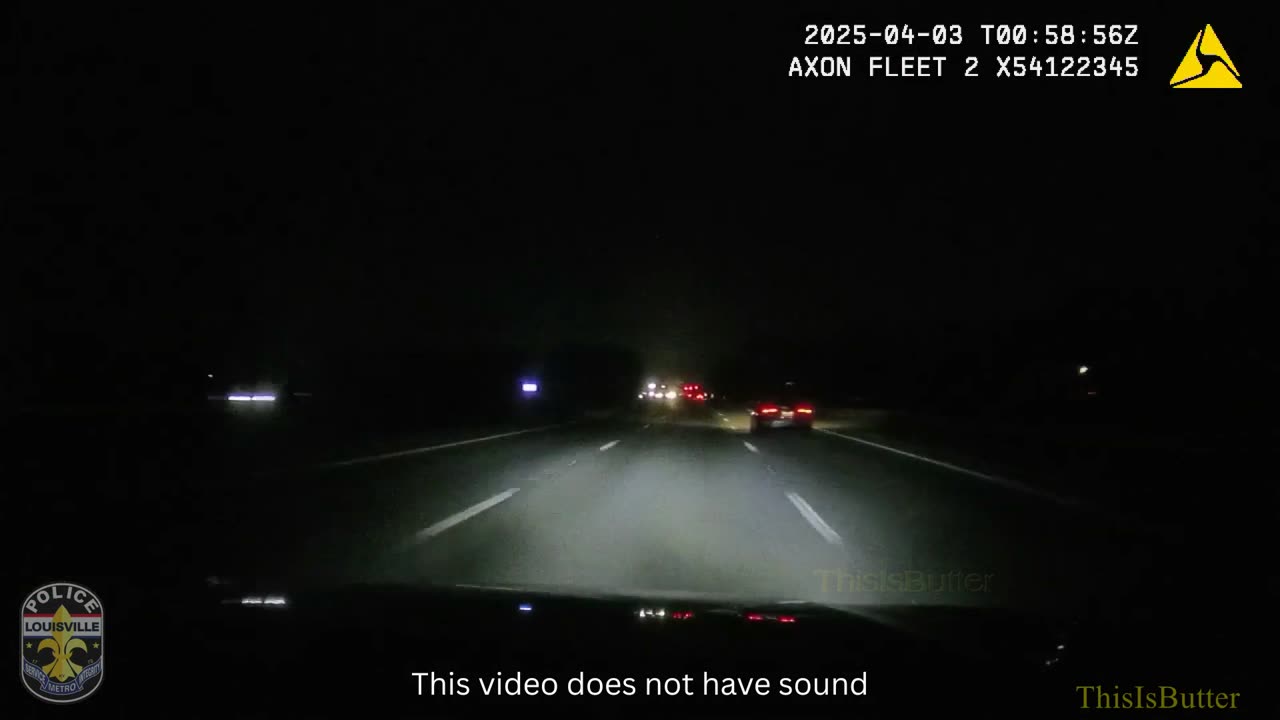Dashcam released in fatal crash involving LMPD officer responding without lights, siren
