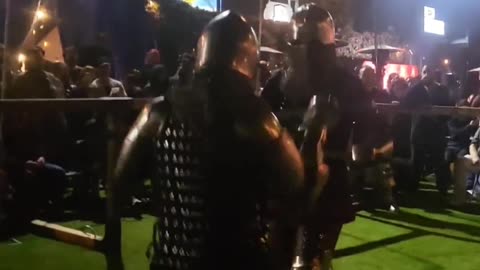 🤯🥊 Pro Boxer Gives Corner Advice to a Medieval Knight! | FCN