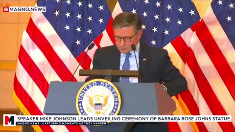 🇺🇸 Speaker Mike Johnson Leads Unveiling Ceremony of Barbara Rose Johns Statue in US Capitol [LIVE]