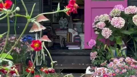 you are visiting my garden library