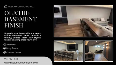 Olathe Basement Finish – Transform Your Basement into a Beautiful Living Space