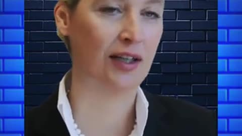 Alice Weidel "Ich fühle mich nicht als Politikerin, sondern als Anwältin der Wähler"!
