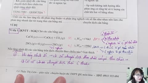 ÔN KIẾN THỨC 11 : LÝ THUYẾT CHUYỂN DỊCH CÂN BẰNG