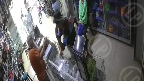Momento exacto, donde es asesinado, un comerciante en el municipio de Piedecuesta