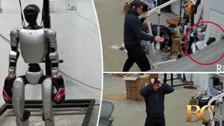 Human-like robot, developed for fighting, goes berserk