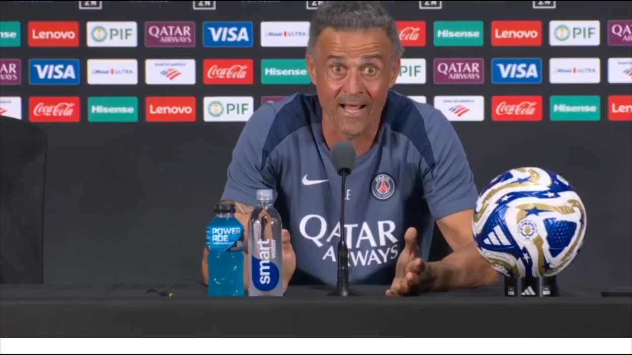 Luis Enrique's explanations for his incident with Joao Pedro