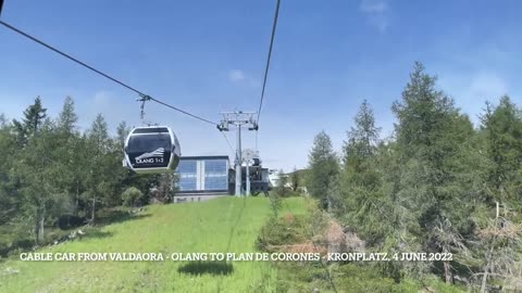 Travel by cable car from Olang to Plan de Corones - Kronplatz