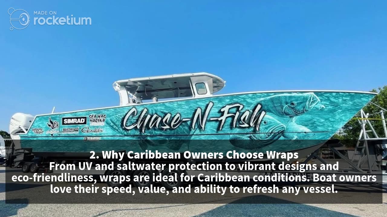 Custom Boat Wraps in the Caribbean: Style, Protection & Performance