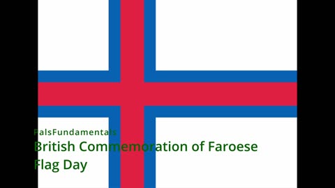 British Commemoration of Faroese Flag Day