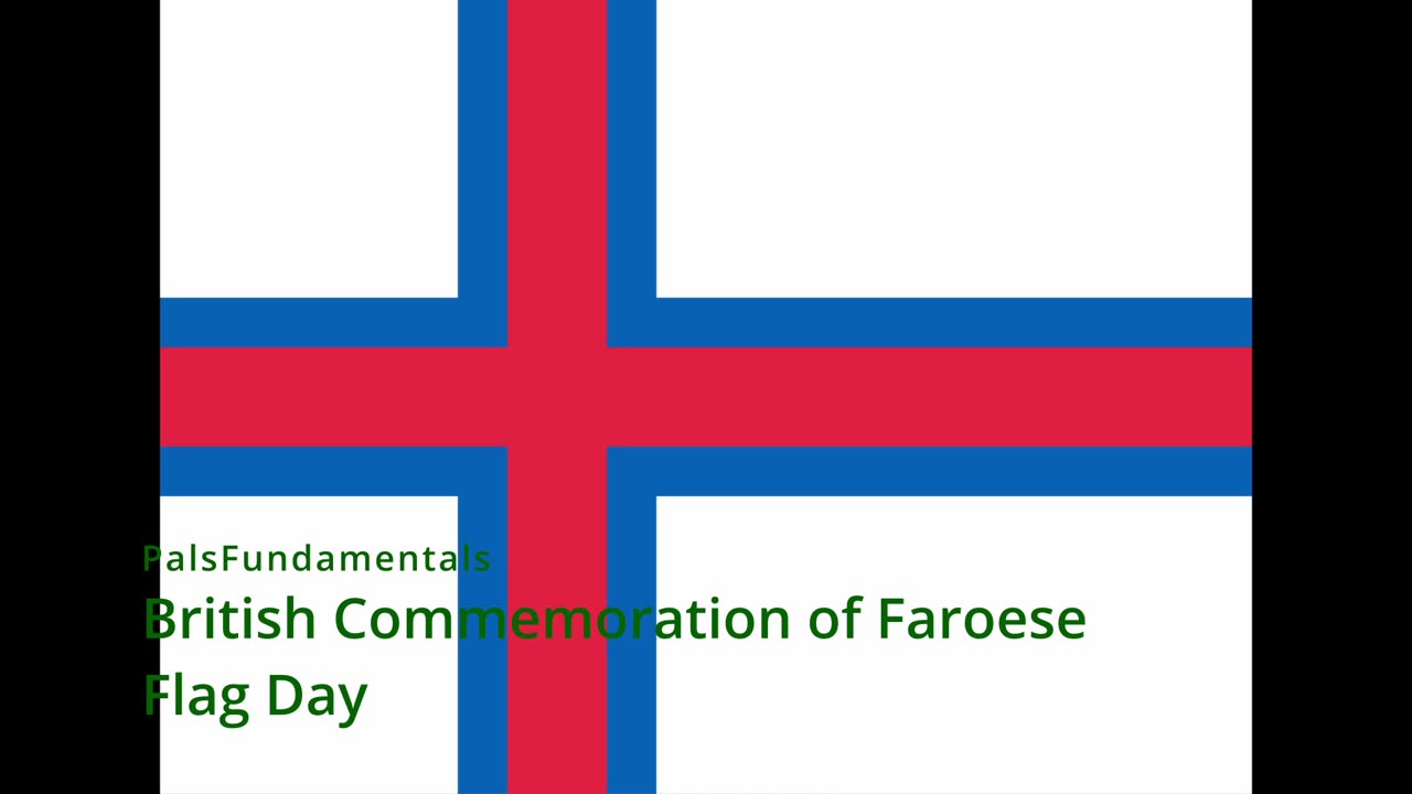 British Commemoration of Faroese Flag Day