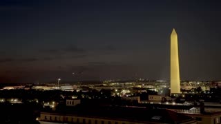 Marine One coming into Washington, D.C