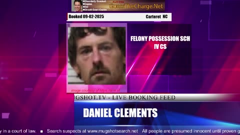 Mugshot TV - Live Arrest Booking Video Stream