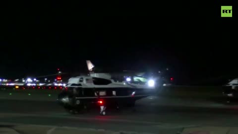 Trump has JUST touched down in the UK