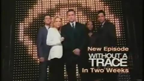 September 23, 2004 - 'Without a Trace' Promo