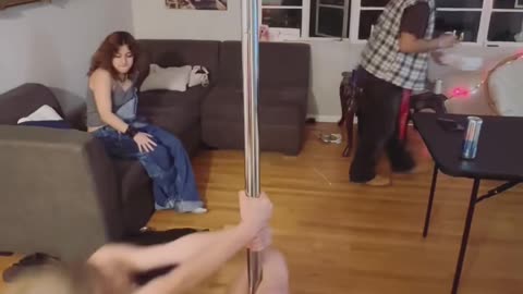 Workout with young tgirl