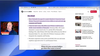 BND: Strategy Room Clip - Santander buys Webster Financial