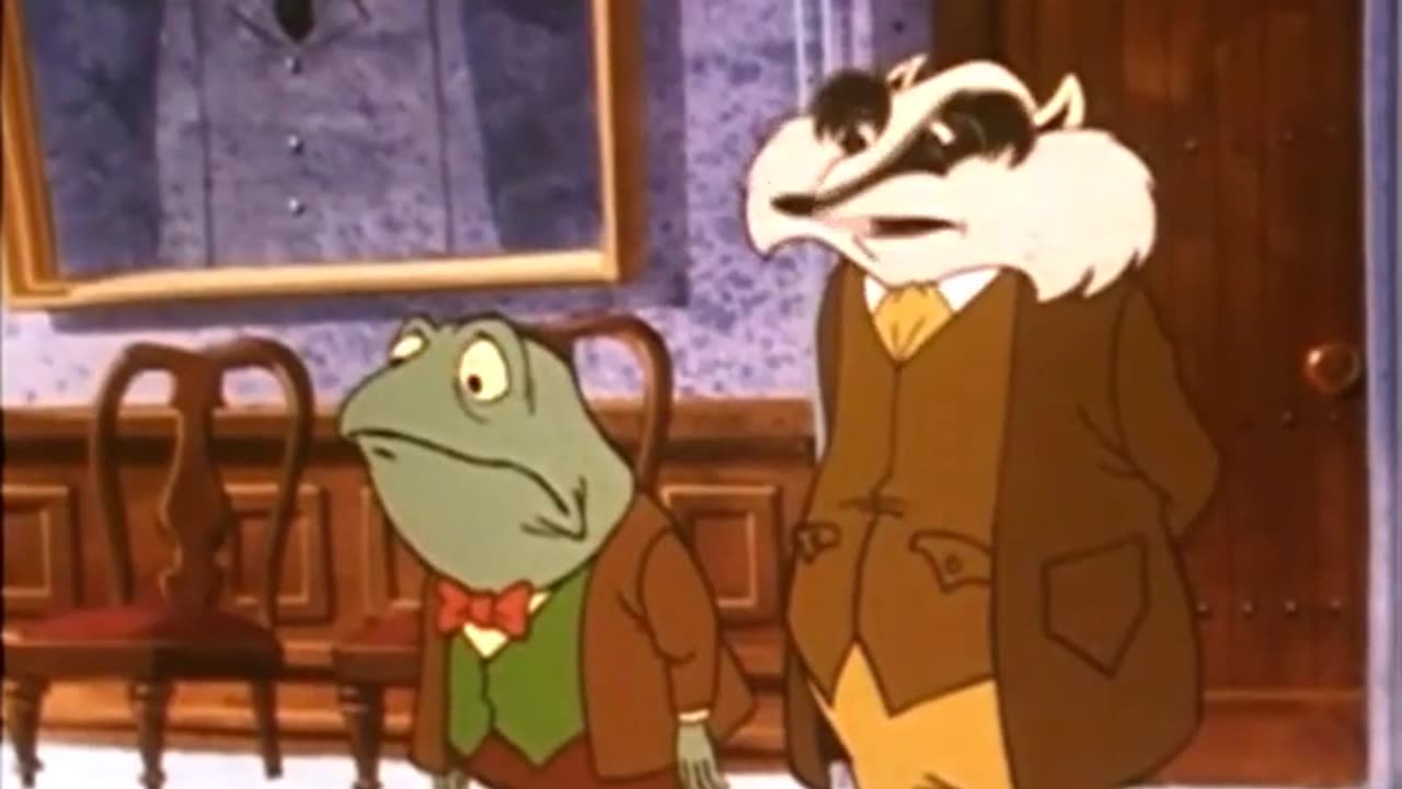 Wind In The Willows (1988) Badger Canes Toad