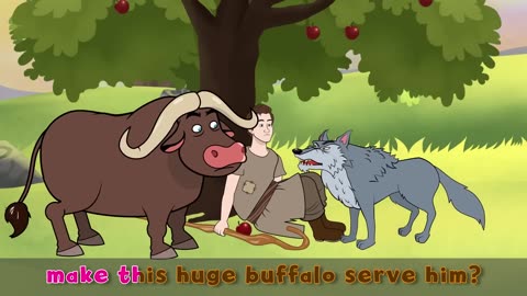 Bad Wolf and the Intelligent Buffalo _ Bedtime Stories for Kids in English _ Fairy Tales