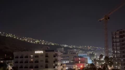 Scott Jennings records Iranian missile intercepts over his head in Israel
