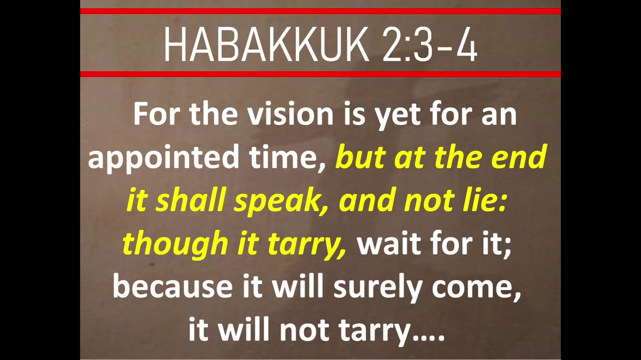 "THE COMING REWARD" HEBREWS 10:36