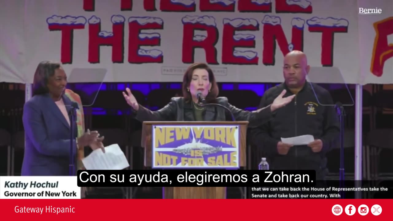 Kathy Hochul calls for votes for the far-left extremist Zohran Mamdani