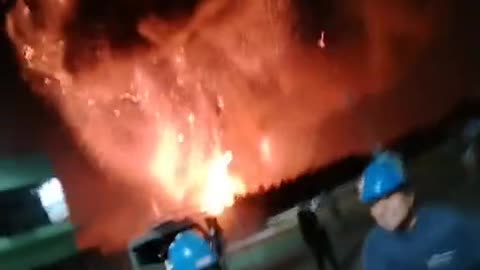 Fábrica explota en aeropuerto Ezeiza