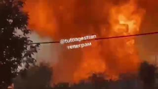 Fuel Depot Holding Much of the Supply for Russia's Dagestan Region Detonates