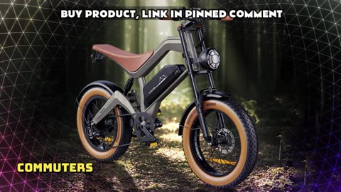 DYU M20 Electric Bike 1500W Motor 48V 15Ah Battery 20 inch Fat Tire Electric Bike