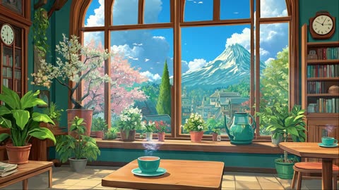 Chill Lofi Café 🌞 Relaxing Beats to Study, Work & Unwind