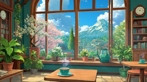 Chill Lofi Café 🌞 Relaxing Beats to Study, Work & Unwind