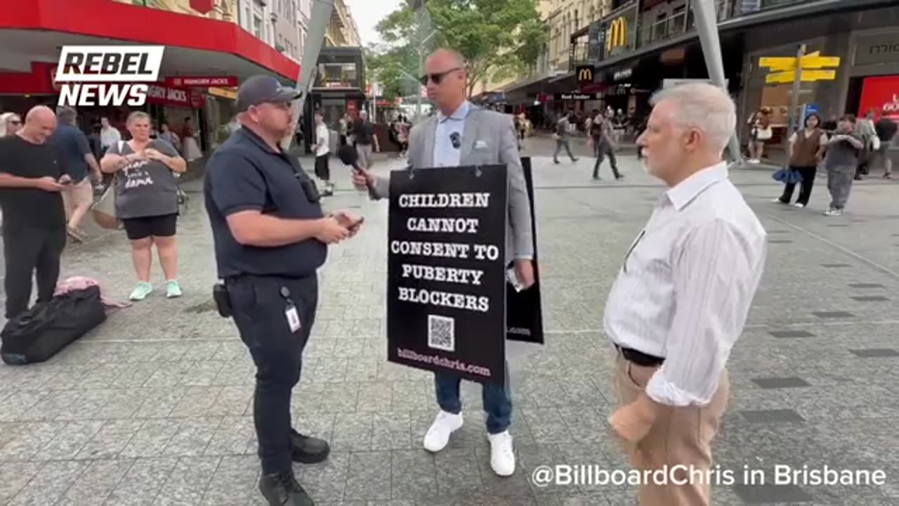 Billboard Chris FINED $806 after being threatened with ARREST in Brisbane