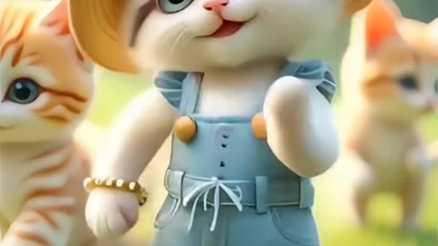 Cute little cat baby real funny video